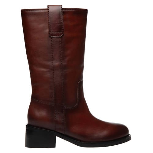 Copenhagen Shoes My Good Vibes leren halfhoge laarzen cognac afbeelding