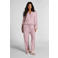 Hunkemöller flanellen pyjamabroek roze/wit