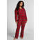 Hunkemöller flanellen pyjamabroek rood