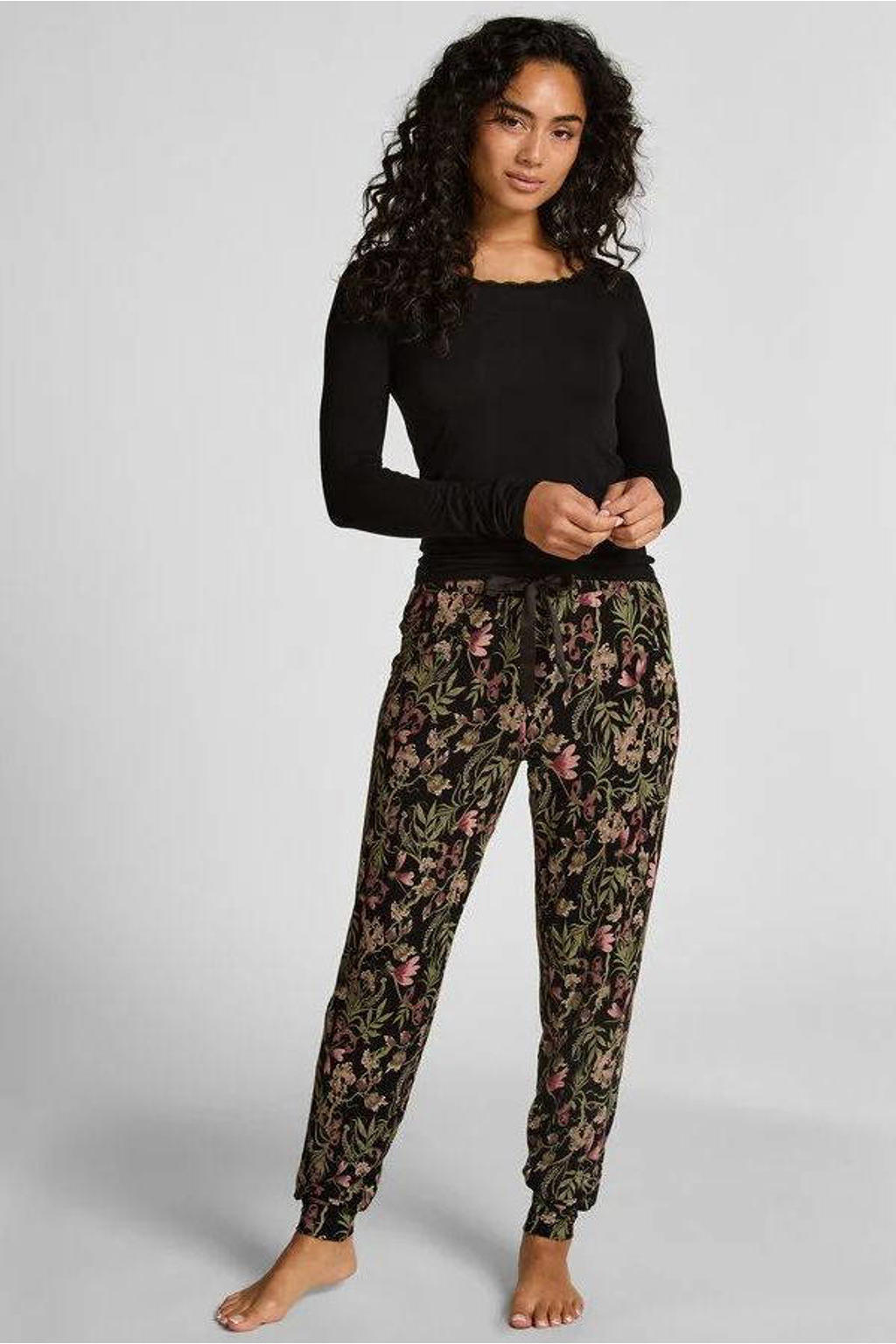 Hunkemöller pyjamatop zwart