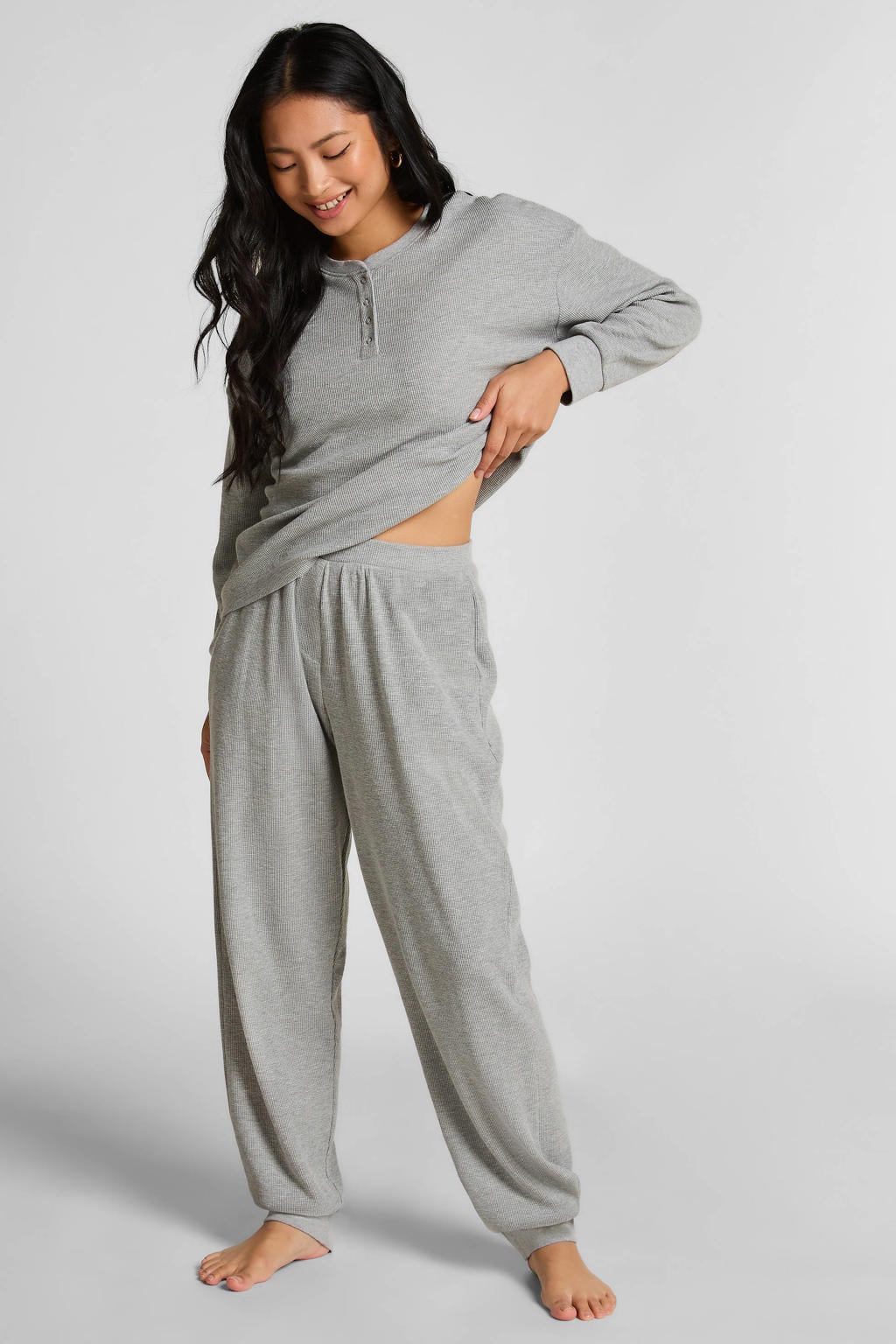 Hunkemöller loungetop grijs