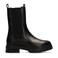 Manfield leren chelsea boots zwart