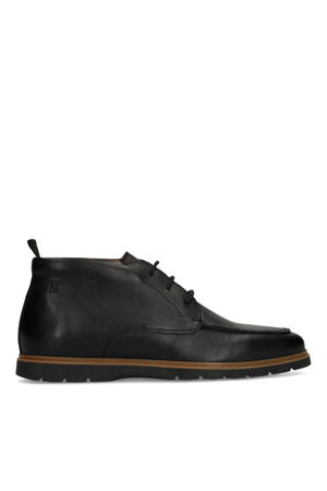 leren veterschoenen zwart