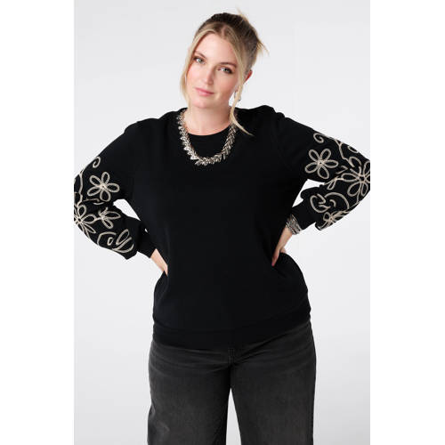 MS Mode sweater zwart afbeelding