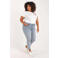 Paprika gebloemde slim fit jeans medium blue denim