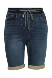thumbnail: Paprika slim fit short Plus Size - mediumblauw