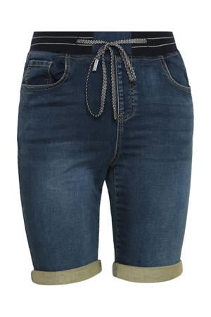 slim fit short Plus Size - mediumblauw