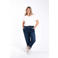 Paprika regular waist broek dark blue denim