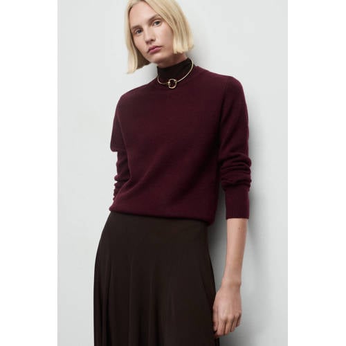 Mango pullover donkerrood afbeelding