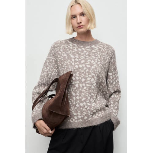 Mango pullover beige afbeelding