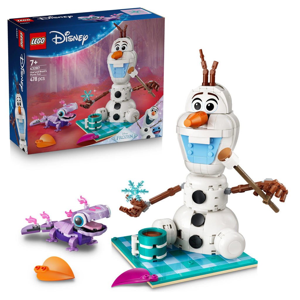 LEGO Disney Olaf en Bruni's Picknickplezier Bouwpakket 43287