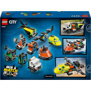 thumbnail: LEGO City Vliegtuig, servicewagen en hovercraft remix 60505
