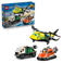 LEGO City Vliegtuig, servicewagen en hovercraft remix 60505