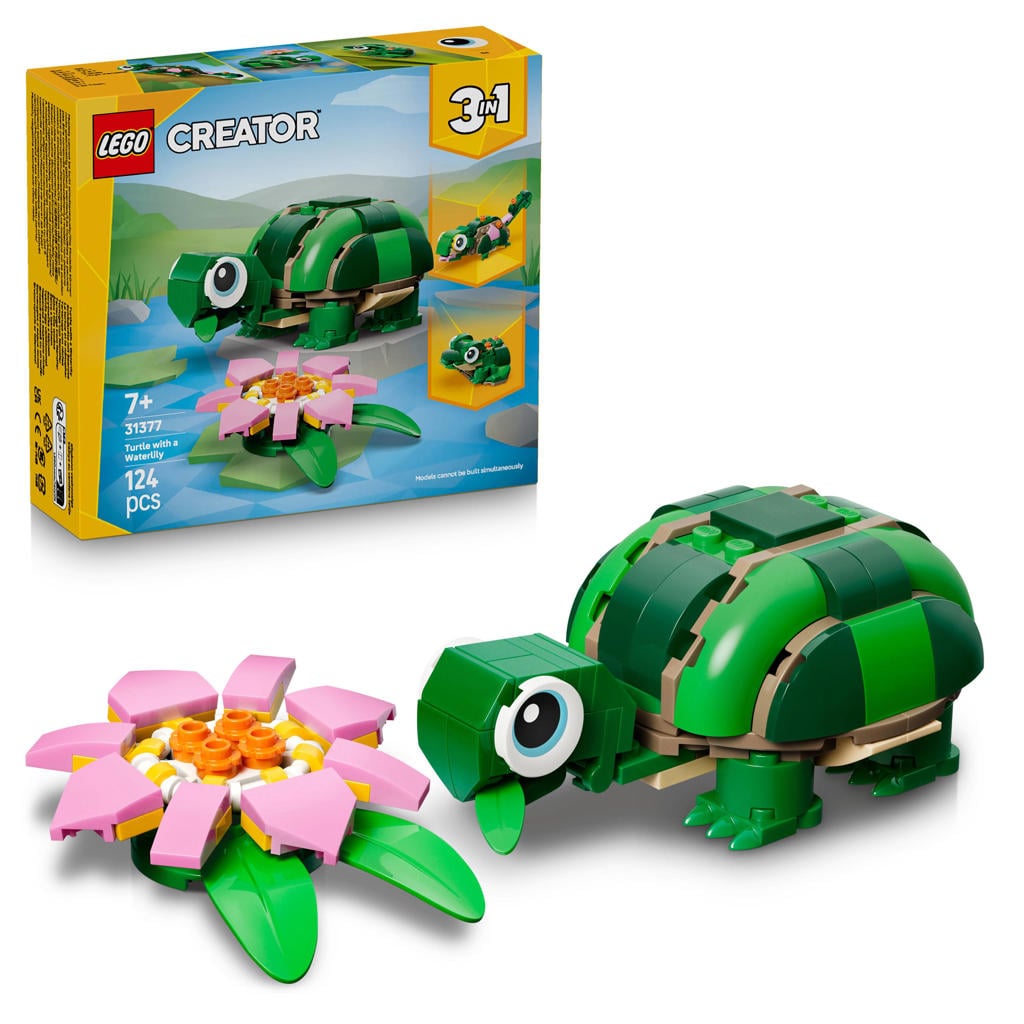 LEGO Creator Schildpad met waterlelie 31377