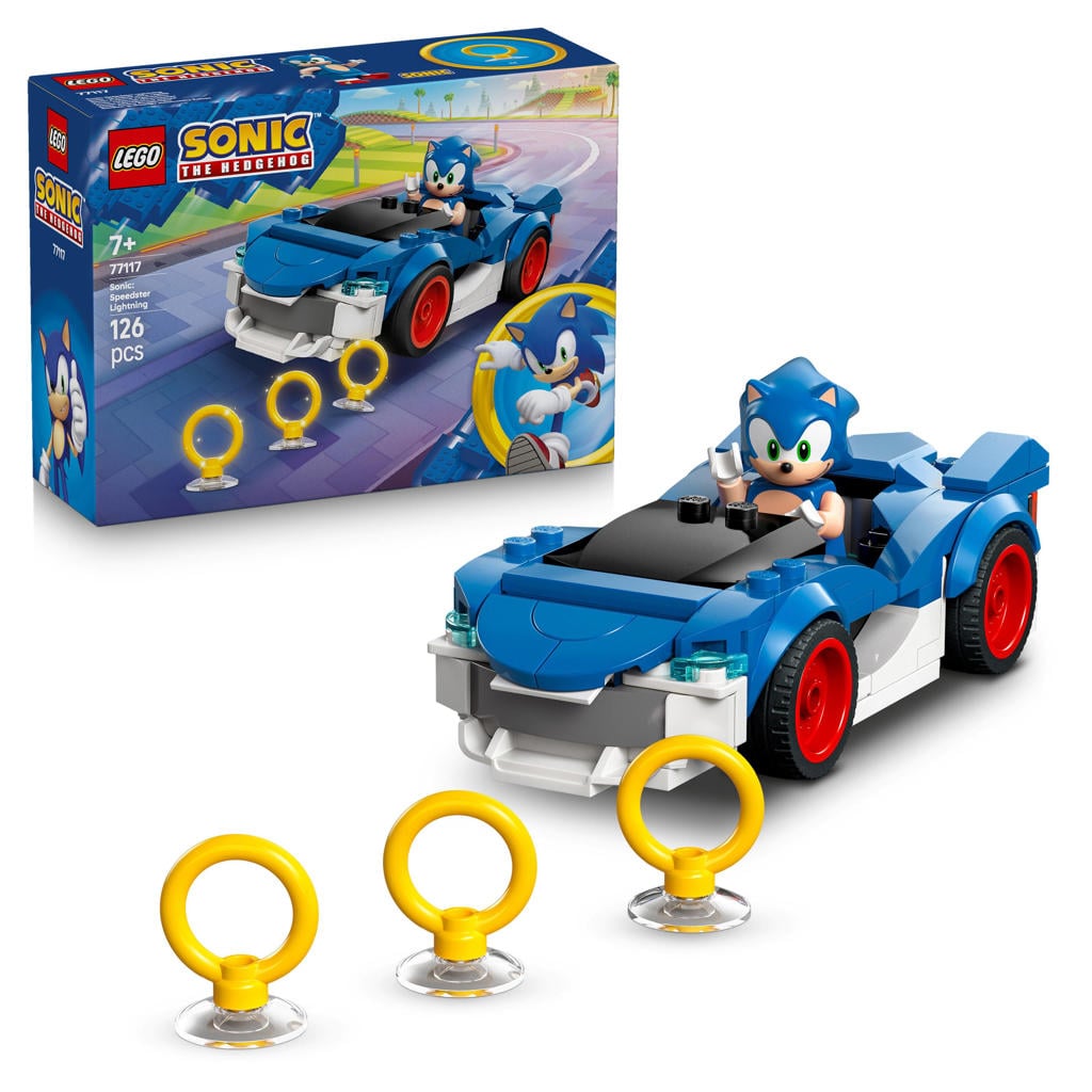 LEGO Sonic the Hedgehog Sonic: Speedster Lightning Bouwpakket 77117