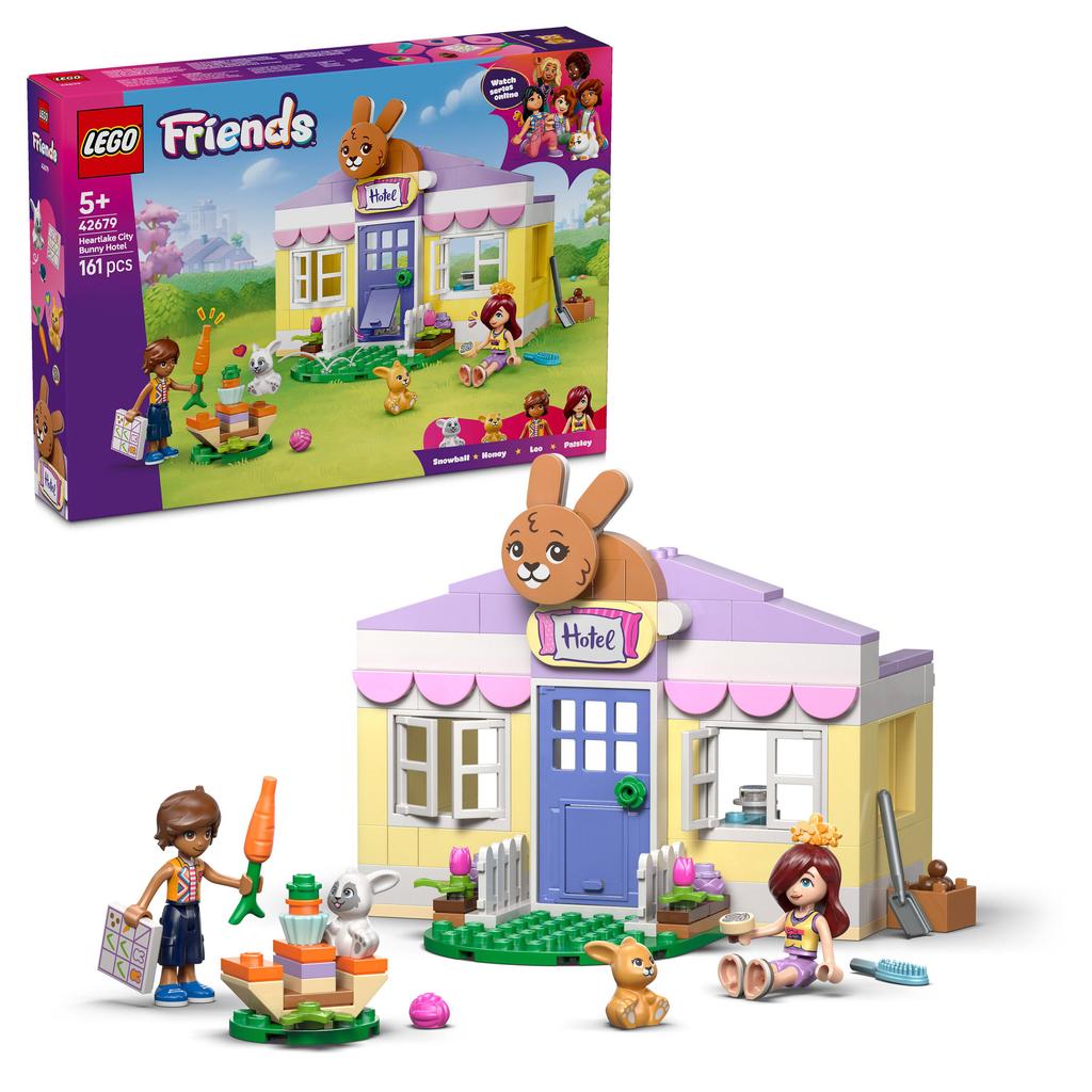 LEGO Friends Heartlake City Konijnenhotel Dieren Speelgoed 42679