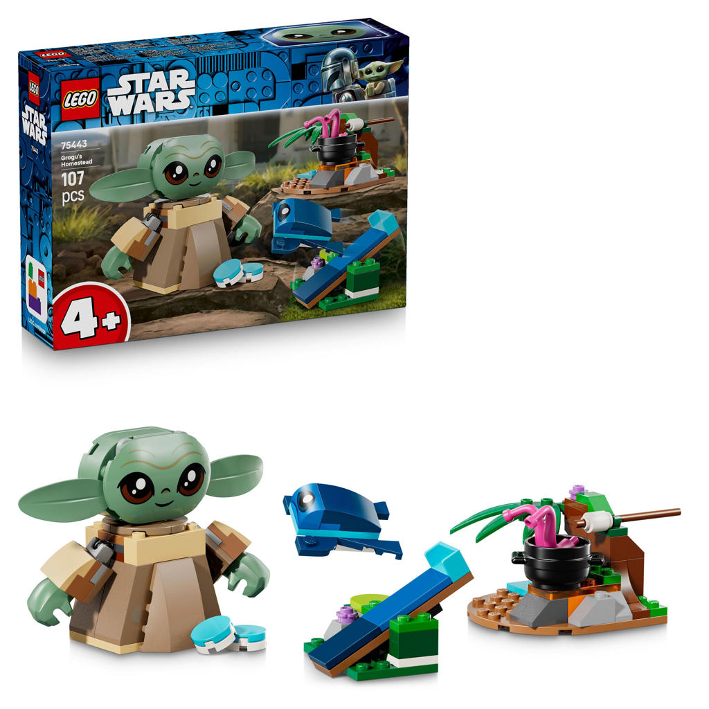 LEGO Star Wars Grogu's Thuis Bouwpakket voor Kinderen 75443