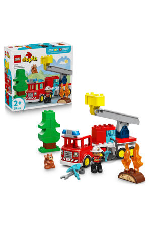 Brandweertruck met Slang en Brandweerman Speelgoed 10473 