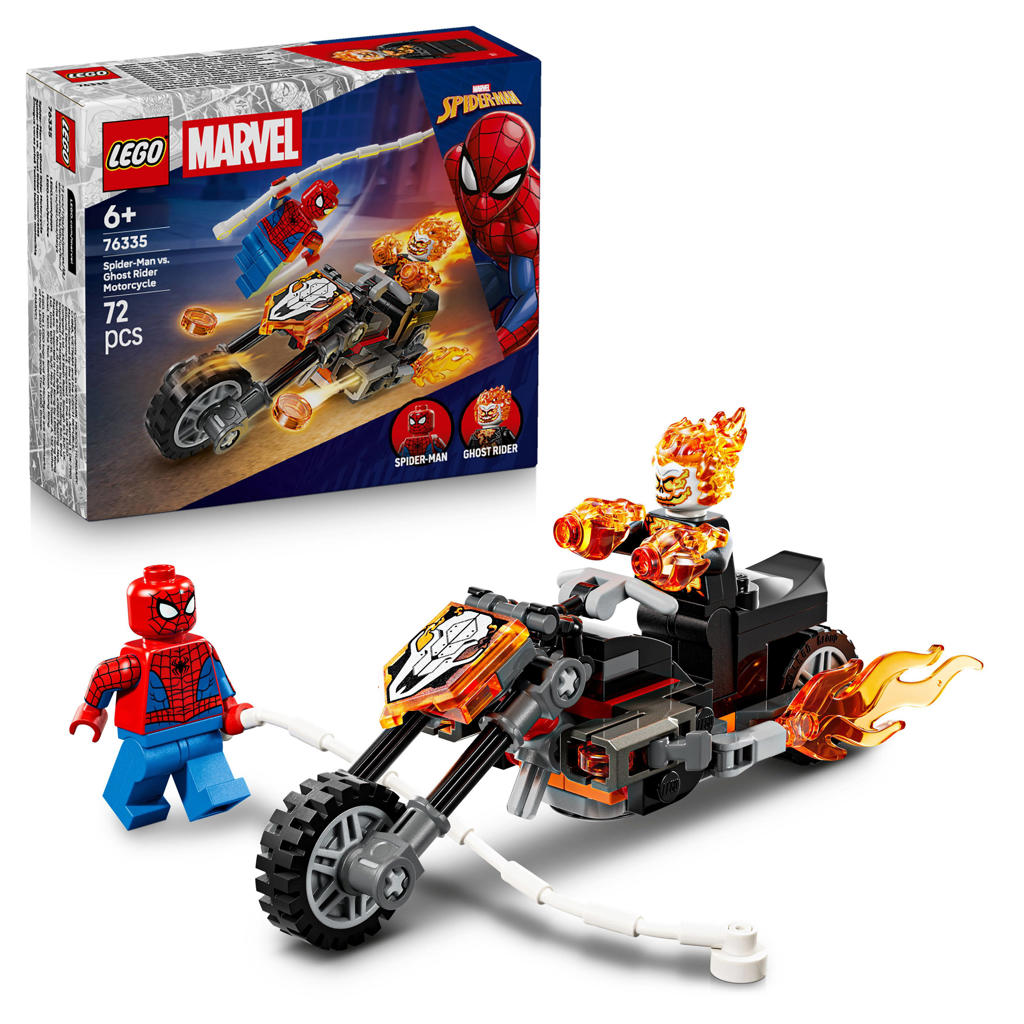 LEGO Marvel Spider-Man vs. Ghost Rider Motor Speelgoed 76335 | wehkamp