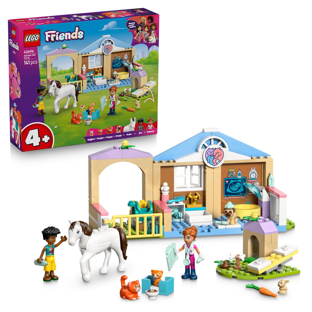 LEGO Friends Huisdierenkliniek Schattige Dieren Bouwpakket voor Kinderen 42696