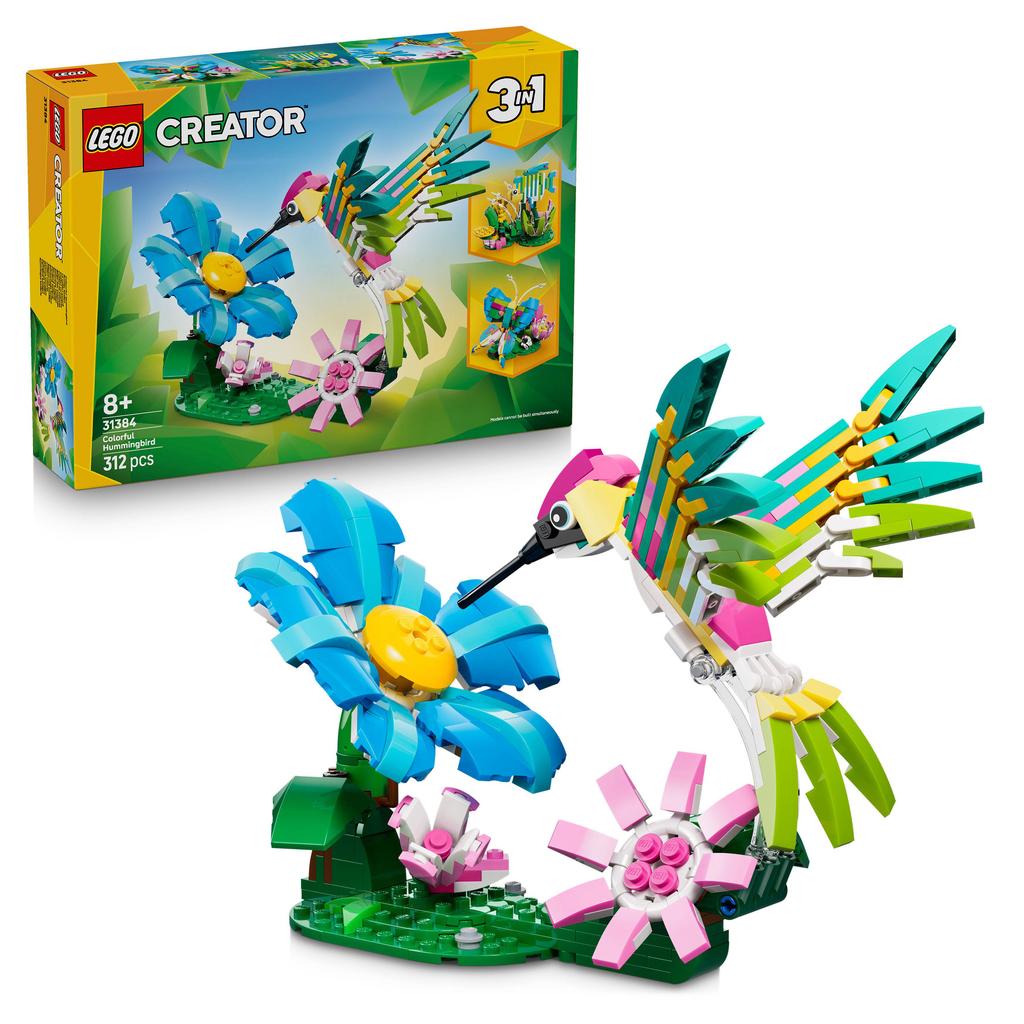 LEGO Creator Wilde dieren: kleurrijke kolibrie 31384