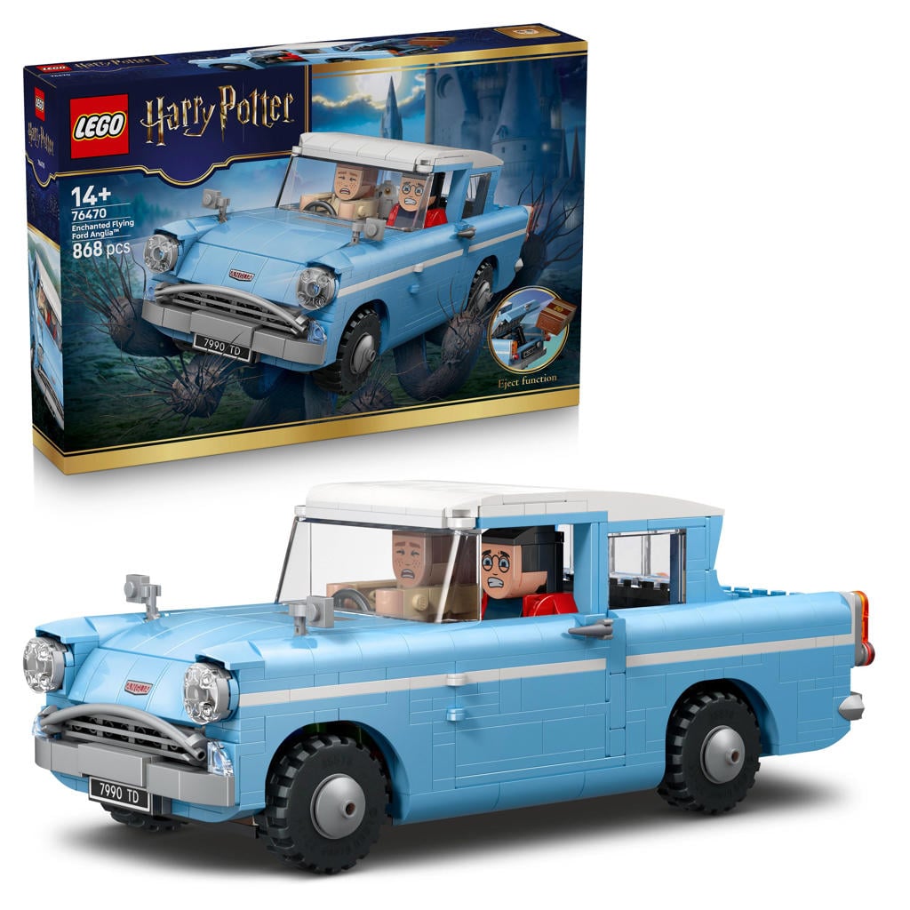 LEGO Harry Potter Betoverde Vliegende Ford Anglia Auto Speelgoed 76470