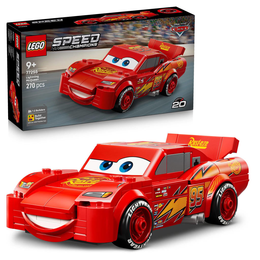 LEGO Speed Champions Bliksem McQueen Auto Bouwpakket 77255