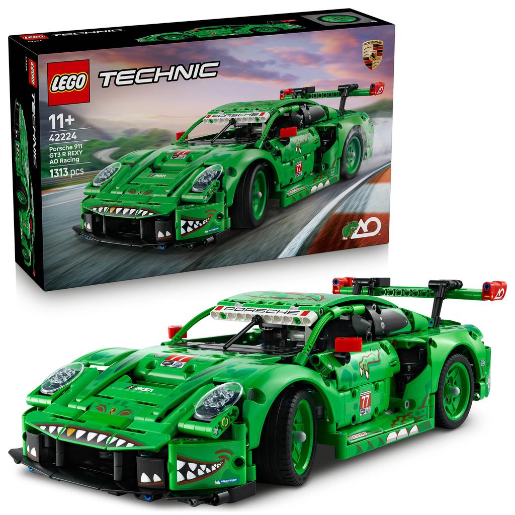 LEGO Technic Porsche 911 GT3 R REXY AO Racing auto 42224