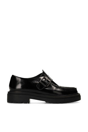 leren loafers zwart