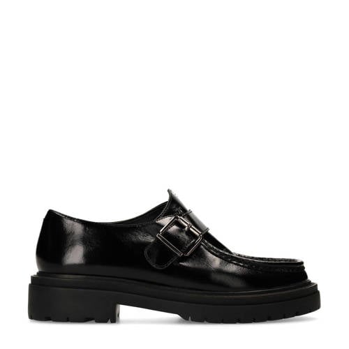 Sacha leren loafers zwart afbeelding