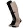 Xtreme lange compressie sokken - beige/zwart (set van 2)