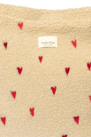 thumbnail: Studio Noos luiertas Teddy Hearts Diaper Bag ecru