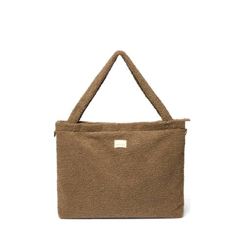 Studio Noos luiertas Teddy Hearts Diaper Bag bruin afbeelding