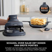 thumbnail: Ninja  CRISPi 4-in-1 Airfryer met glazen vershoudschalen - Antraciet - FN101EUGY