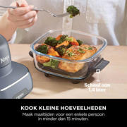 thumbnail: Ninja  CRISPi 4-in-1 Airfryer met glazen vershoudschalen - Antraciet - FN101EUGY