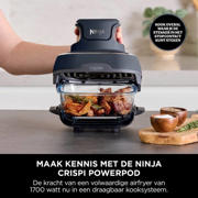 thumbnail: Ninja  CRISPi 4-in-1 Airfryer met glazen vershoudschalen - Antraciet - FN101EUGY