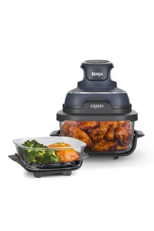 CRISPi 4-in-1 Airfryer met glazen vershoudschalen - Antraciet - FN101EUGY