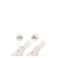 Marcmarcs no-show sneakersokken Bibi - wit/beige (set van 2)