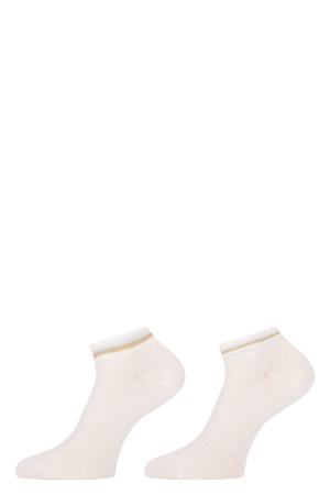 sneakersokken Felice - ecru/beige (set van 2)