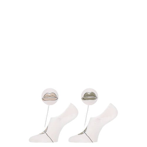 Marcmarcs no-show sneakersokken Carol - set van 2 ecru/beige afbeelding