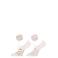 Marcmarcs no-show sneakersokken Bridget - ecru/beige (set van 2)