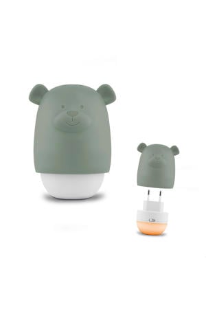 Nightlight Benny the bear Green