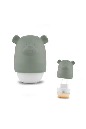 Nightlight Benny the bear Green