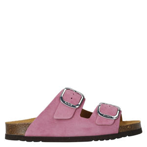 Noelle imitatieleren leren slippers roze