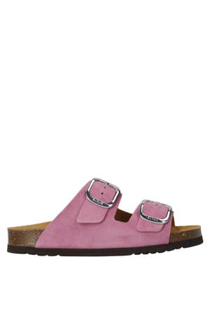 Noelle imitatieleren leren slippers roze