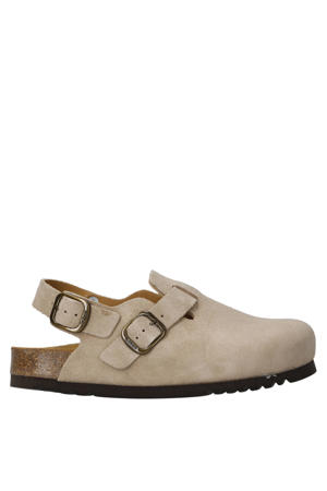 Fae suède clogs taupe