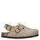 Scholl Fae suède clogs taupe