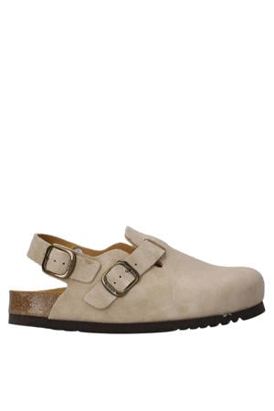 Fae suède clogs taupe
