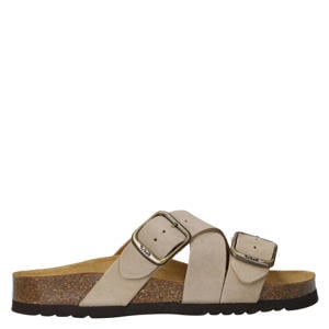 Selene suède slippers taupe