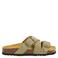 Scholl Selene suède slippers lichtgroen
